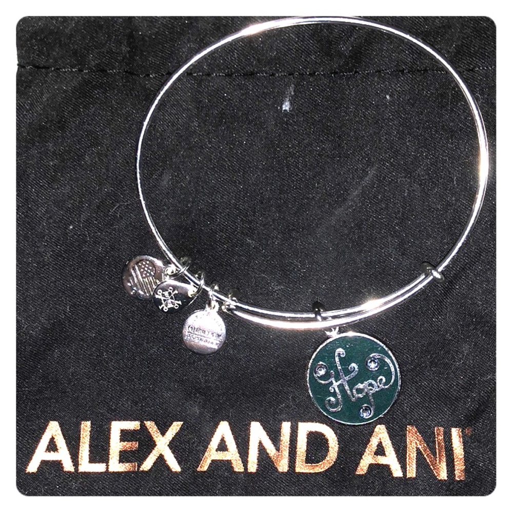 Alex and Ani “Hope” Charm Bracelet